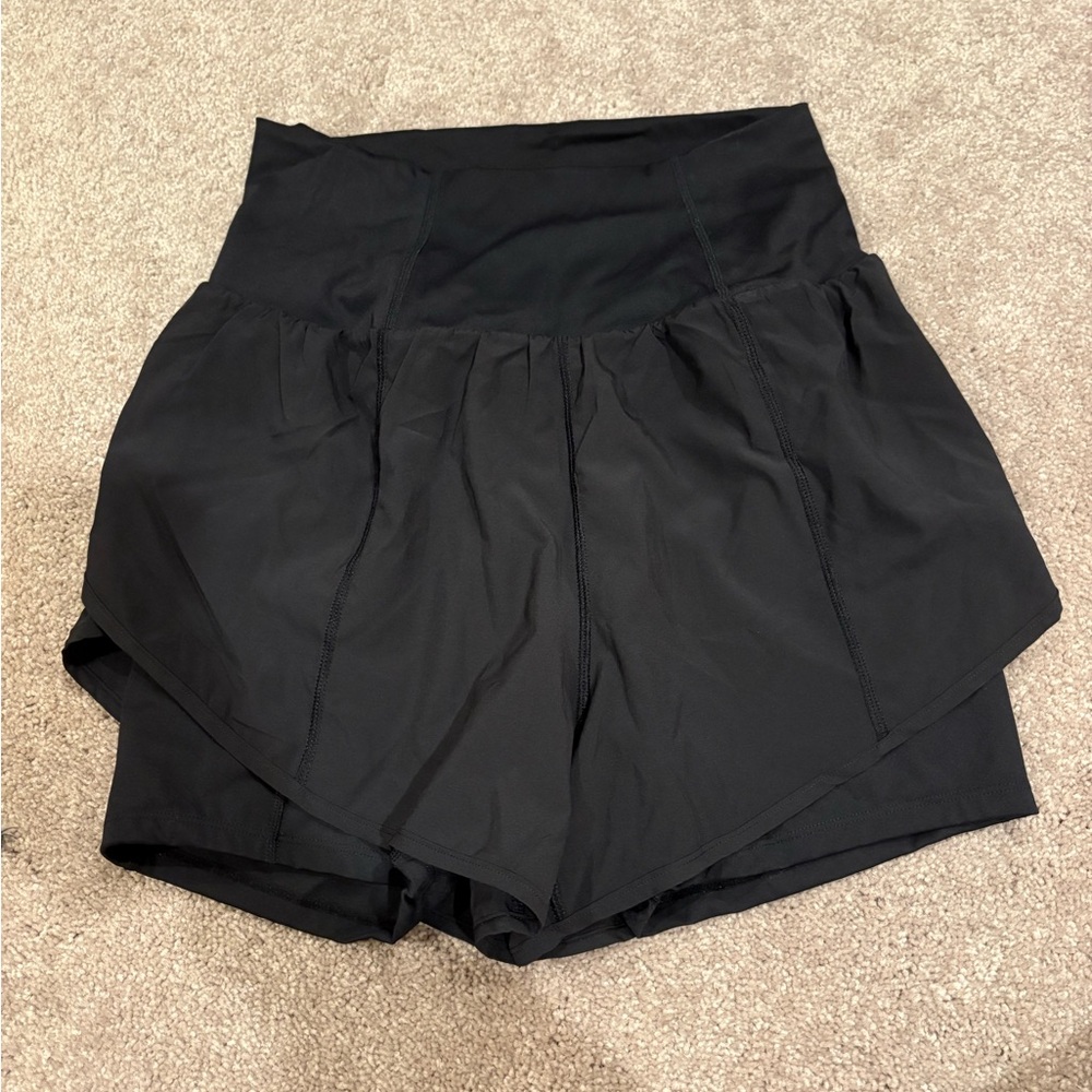 HALARA Women's Black High-Rise Skorts